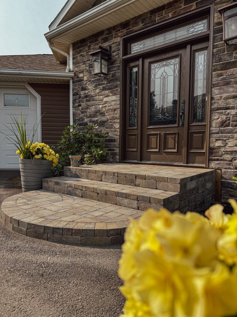 Stone Steps & Retaining Wall
